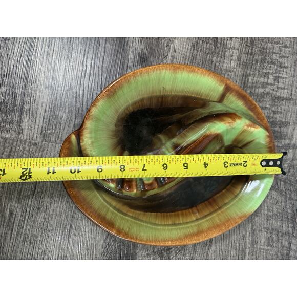 Deforest California Pottery MCM Ashtrays Atomic Drip Glaze Ceramic - Picture 9 of 16